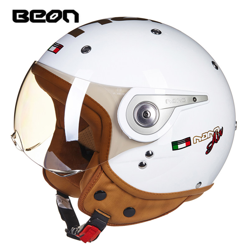 BEON B-110 Moto rcycle 헬멧 beon - Vintage Open Face Retro Helmet 리뷰 및 가격