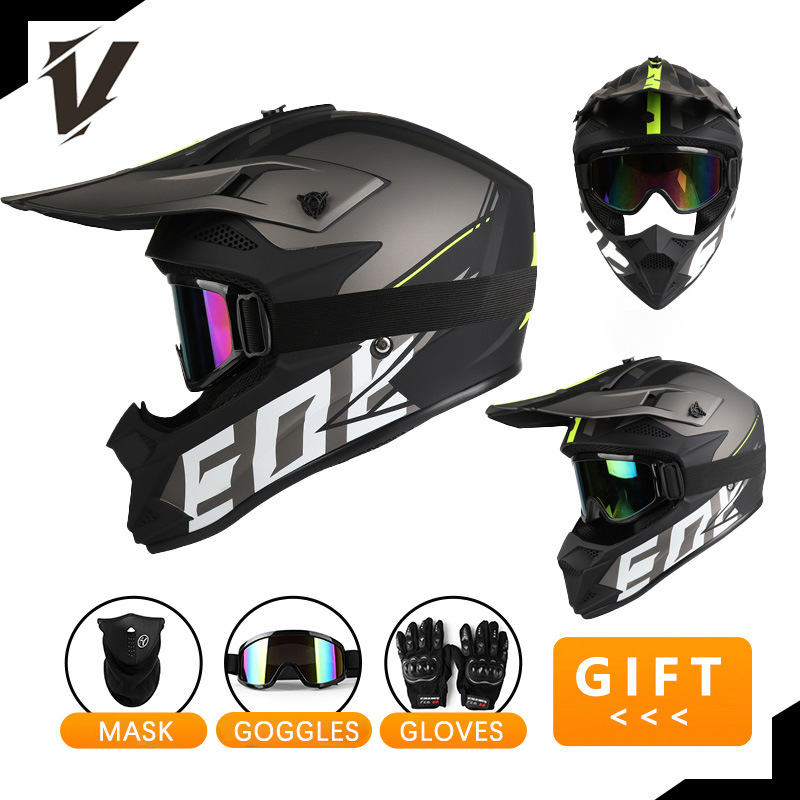 오프로드 오토바이 헬멧 세트, 남녀 야외 라이딩용 고글 - Off Road Motocross Helmet Goggles Set 리뷰 및 가격