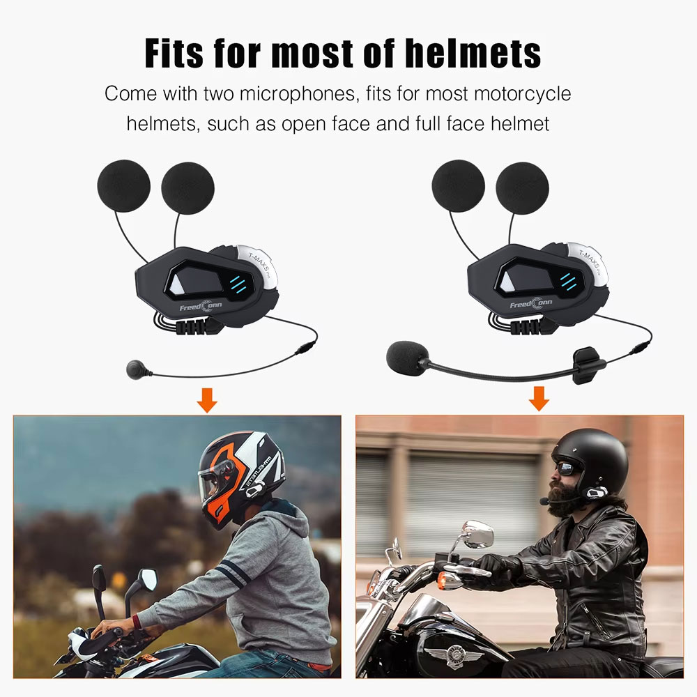 프리드콘 T MAX S PRO 오토바이 인터콤 블루투스 - Universal Motorcycle Helmet Intercom Headset 리뷰 및 가격