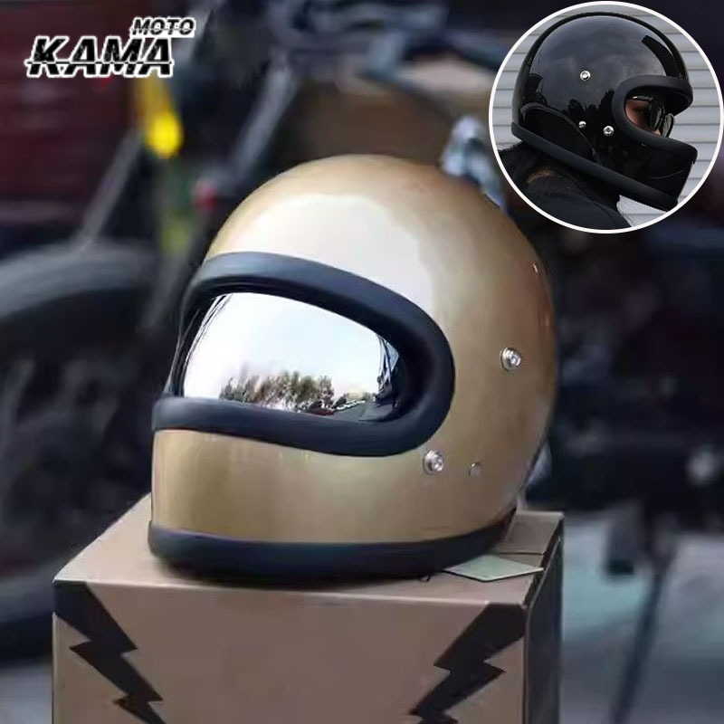 HOT DOT 인증 레트로 오토바이 헬멧 오픈 페이스  - Vintage Open Face Retro Helmet 리뷰 및 가격