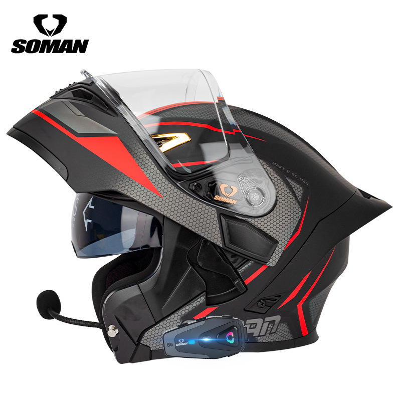소만 플립업 오토바이 헬멧 풀페이스 DOT 오토바이 헬 - Dual Visor Motorcycle Racing Helmet 리뷰 및 가격