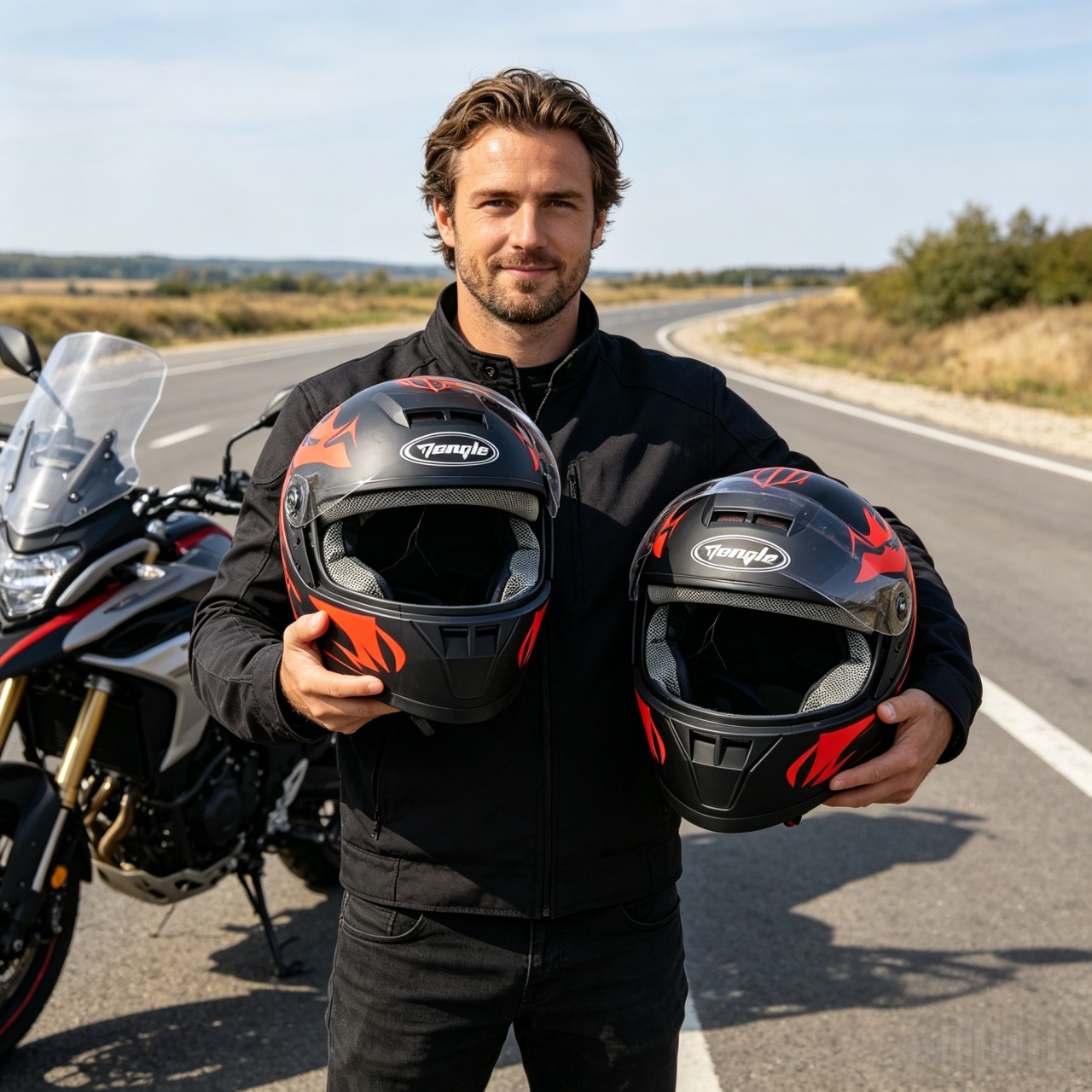 남성용 풀페이스 오토바이 헬멧 듀얼 바이저 레이싱 모토 - Dual Visor Motorcycle Racing Helmet 리뷰 및 가격