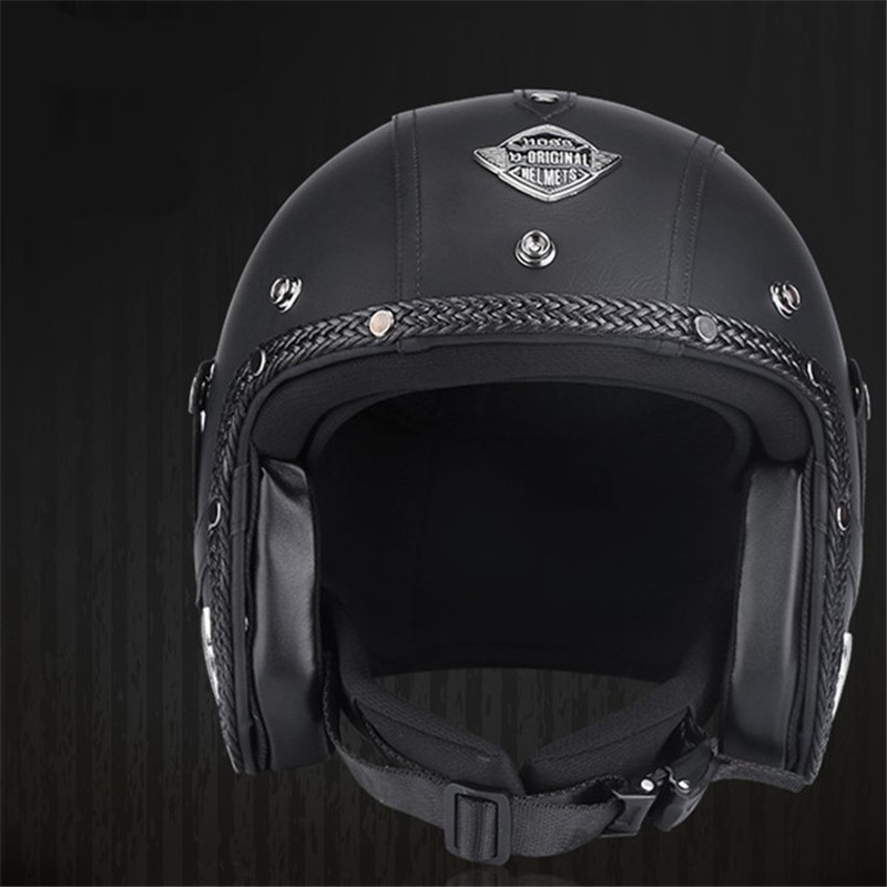 남녀공용 오픈 페이스 3/4 헬멧, 맞춤형 빈티지 레트 - Vintage Open Face Retro Helmet 리뷰 및 가격