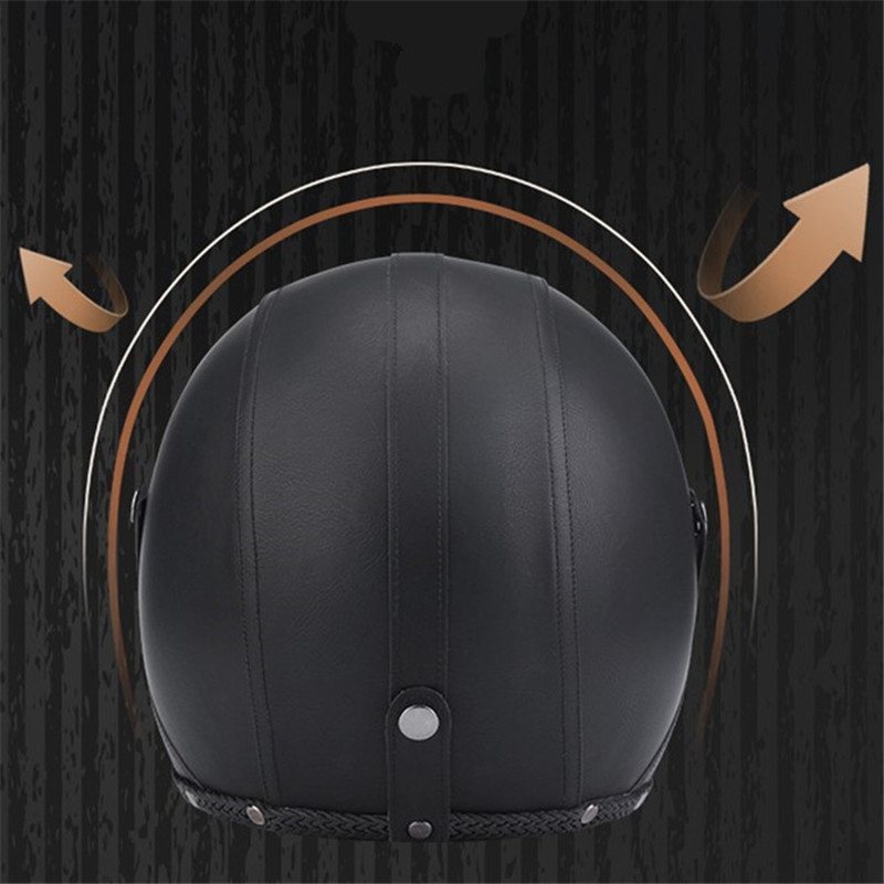 남녀공용 오픈 페이스 3/4 헬멧, 맞춤형 빈티지 레트 - Vintage Open Face Retro Helmet 리뷰 및 가격