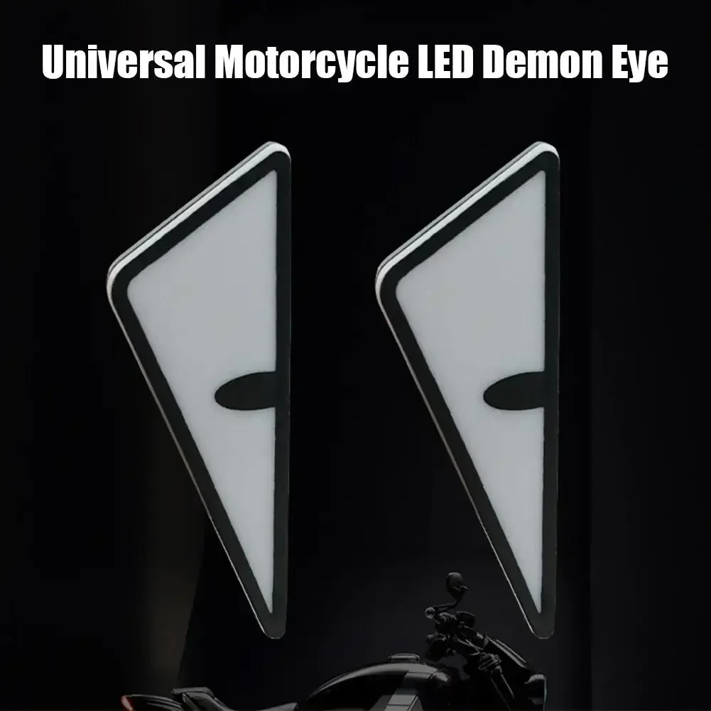 유니버설 오토바이 LED 데몬 아이 라이트 방수 데빌  - Universal Motorcycle Led Headlight Projector 리뷰 및 가격