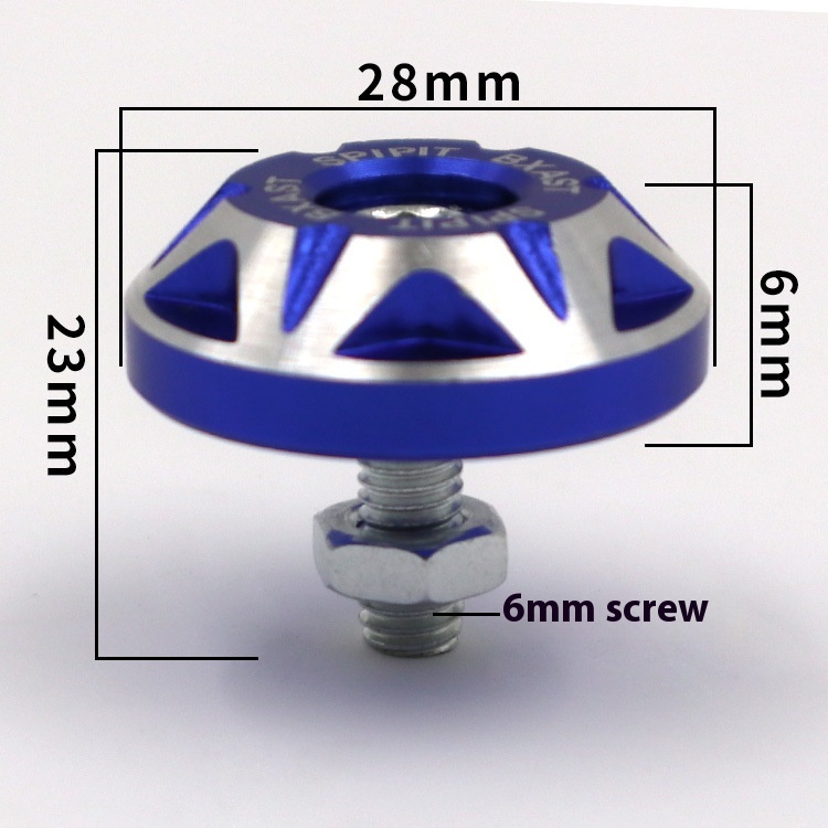 유니버설 CNC 6MM 장식용 합금 번호판 나사 NIU - Scooter Parts 리뷰 및 가격