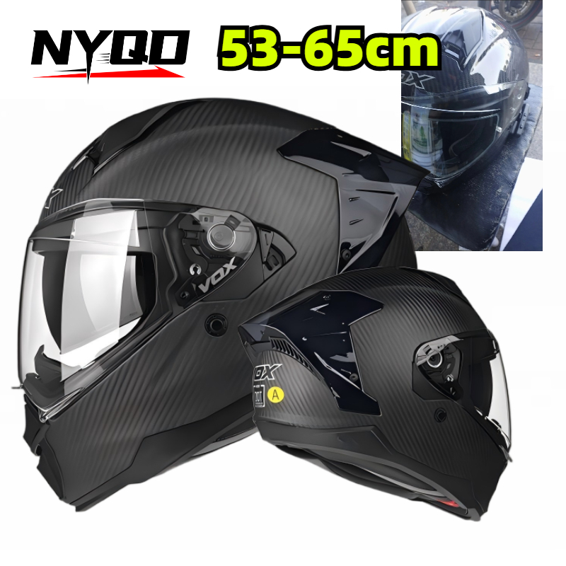 카본 파이버 풀페이스 오토바이 헬멧 F605 듀얼 바이 - Dual Visor Motorcycle Racing Helmet 리뷰 및 가격