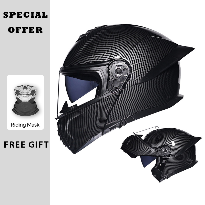 오토바이 플립업 헬멧 더블 바이저 대형 테일 사계절 D - Dual Visor Motorcycle Racing Helmet 리뷰 및 가격