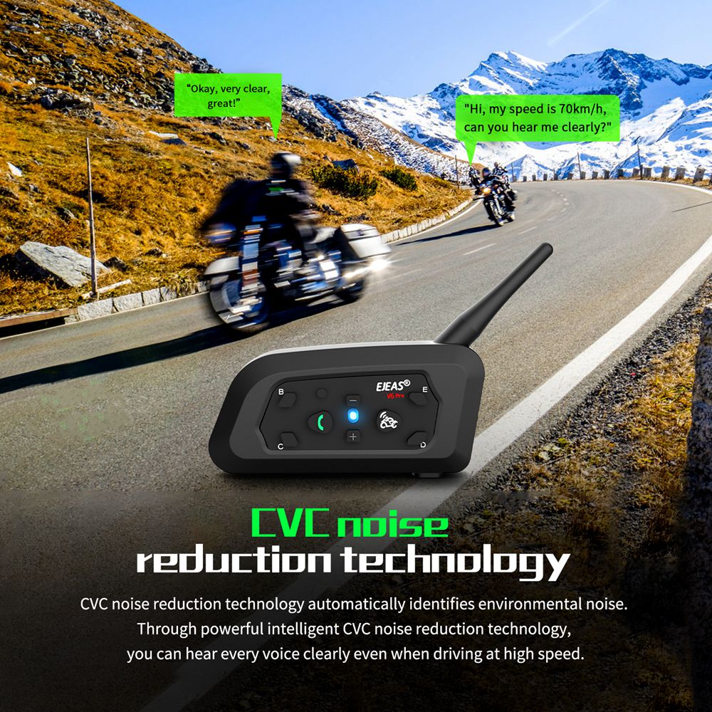 EJEAS V6 PRO + 오토바이 헬멧 헤드셋 블루투 - Universal Motorcycle Helmet Intercom Headset 리뷰 및 가격