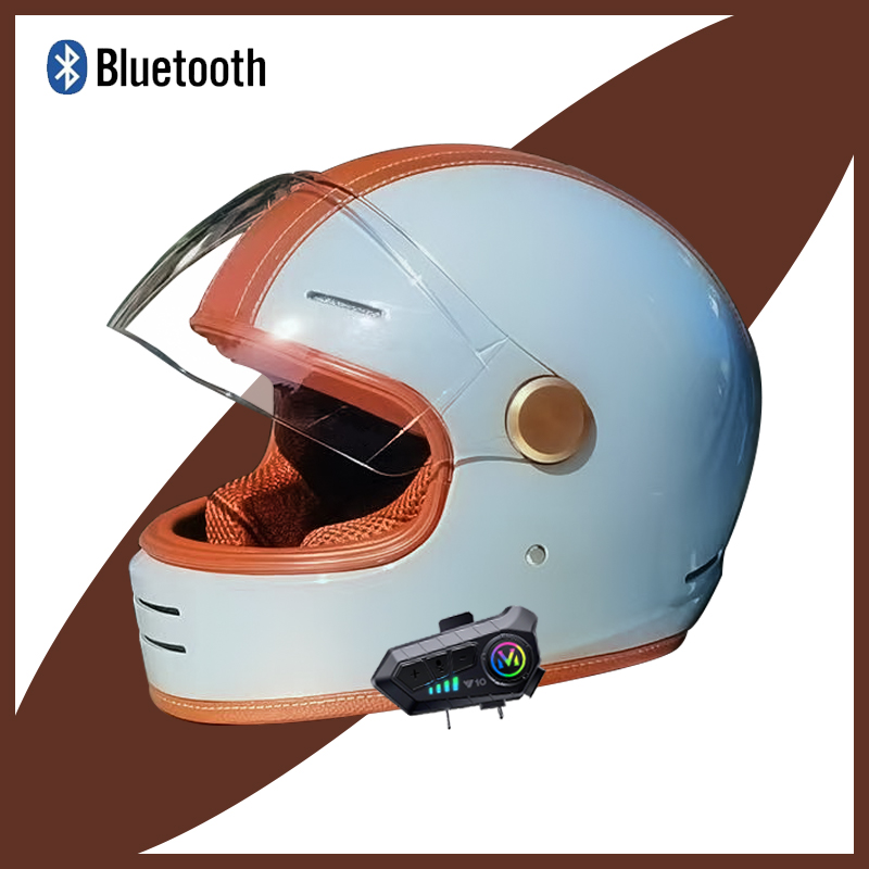 빈티지 카스크 오토바이 헬멧, 레트로 오픈 페이스, D - Vintage Open Face Retro Helmet 리뷰 및 가격