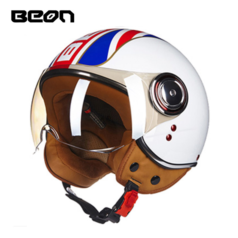 Capacete BEON 110B 오픈 페이스 오토바이 - Vintage Open Face Retro Helmet 리뷰 및 가격