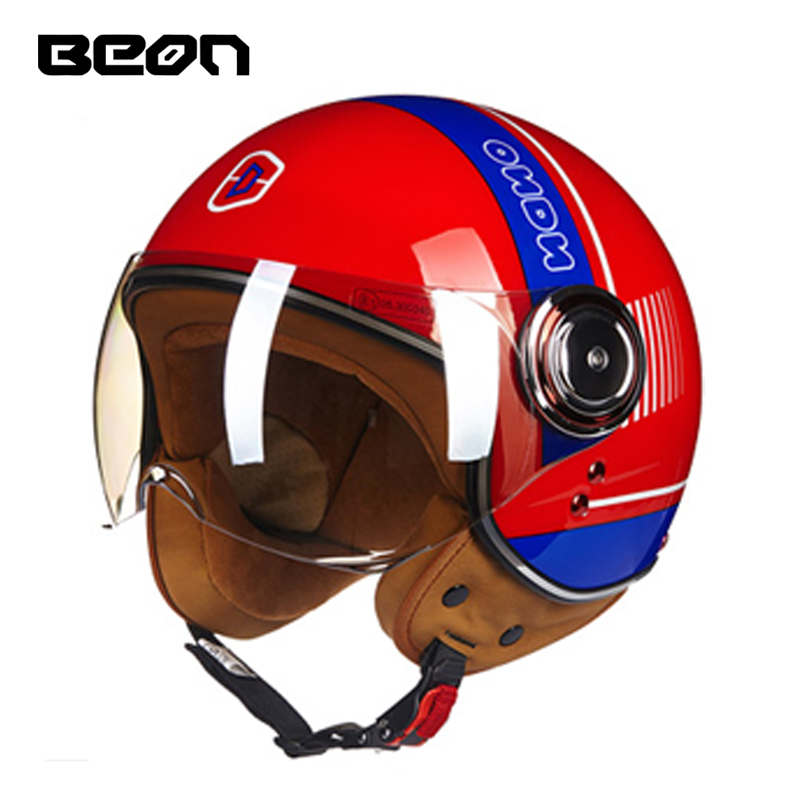 Capacete BEON 110B 오픈 페이스 오토바이 - Vintage Open Face Retro Helmet 리뷰 및 가격