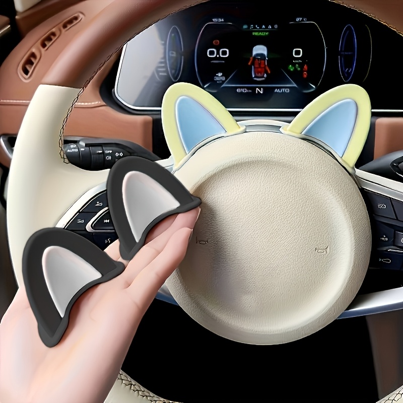 2Pcs 여러 가지 빛깔의 고양이 귀 헬멧 장식, 오토 - Motorcycle Helmets 리뷰 및 가격